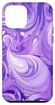 iPhone 12 mini Swirl Purple Color Illustration Pattern Abstract Art Case