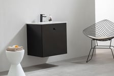 Bathlife Fröjd Servantskap 620 mm - Mattsvart & kommode Svart