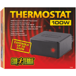 Termostat - elektrisk av/på-termostat svart 100 W - Reptil - Varme og lys - Varmematter - Exoterra