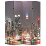 vidaXL foldbar rumdeler 160 x 170 cm New York by Night