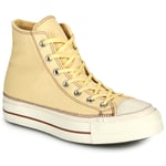 Converse Höga sneakers CHUCK TAYLOR ALL STAR LIFT PLATFORM CONTRAST STITCHING Beige dam