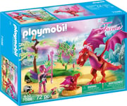 Playmobil Fairies 71586 - Gardienne Des Fées Avec Dragons