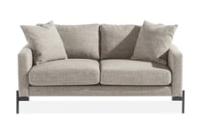 Skonsam 2-seters Sofa med Pynteputer - Beige 2 seter sofa Scandinavian Choice