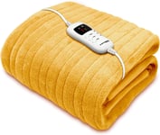 Dreamcatcher Gold Heated Throw Electric Blanket, 160 x 120cm Heated Blanket Mac