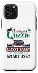 Coque pour iPhone 11 Pro Camping-car Queen Classy Sassy Smart Assy Fun Camping