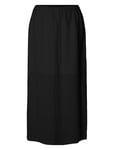 Slfviva Hw Ankle Skirt Noos Black Selected Femme