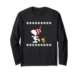 Peanuts Snoopy and Woodstock Holiday Skate Long Sleeve T-Shirt