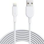 Apple Lightning-kabel till USB, 3 meter - Mfi approved