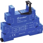 Finder - Support relais série 93, Rail din, 24V c.c., pour Relais séries 38.62 et 38.52 ( Prix pour 1 )