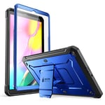 SUPCASE Coque Unicorn Beetle Pro Series conçue pour Galaxy Tab A 10.1 (Version 2019), étui de Protection intégral Robuste avec Protection d'écran intégrée (Bleu Roi)