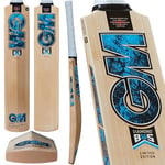 Gunn & Moore GM, DIAMOND, Ben Stokes Range, Cricket Bat, DXM, TOETEK, NOW Technologies, Prime English Willow, Made In England, Blue, Full Size - User Height 175cm +