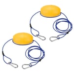 7FT Float Rope Tow Line, 2 Set Heavy Duty Buoy Ball Float Leash Blue