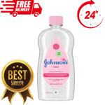 JOHNSON'S Baby Oil 500 ml, Leaves Skin Soft and Smooth, Ideal for Delicate Skin