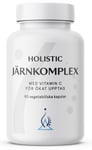 Holistic Järnkomplex med C vitamin 25 mg 90 kapsl