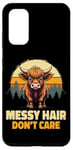 Coque pour Galaxy S20 Les cheveux désordonnés ne se soucient pas de la vache des Highlands