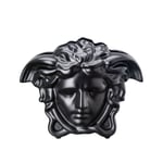 Versace - Medusa Grande Musta, Maljakko 21 cm - Ruukut ja maljakot - Musta