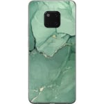 Huawei Mate 20 Pro Transparent Mobilskal Grön Marmor