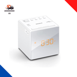 Sony Radio Réveil FM/AM - Blanc