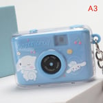 Sanrio Kuromi Melody Cinnamoroll Mini Camera Car Key Chain Acce A3