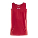 Craft Rush Singlet M Röd polyester X-Large Herr