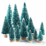 12Pcs Pine Needle Christmas Tree Micro-Landscape Accessories  Snow Tree7458