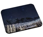 Tapis de souris Nuit sous les etoiles paysages de glaces