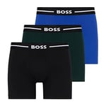 BOSS Men's Boxers 3P Bold Letter, Open Miscellaneous963, XS