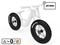 BERG BIKY - Framhjul "Wheel 12" All Terrain - Black/White