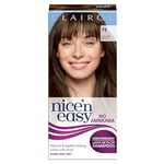 Clairol Nice'n Easy No Ammonia Hair Dye, 75 Light Ash Brown, 1 Count (Pack of 1)