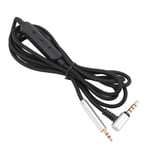 2.5mm To 3.5mm Headphone Cable Inline Mic Volume Control Gold Plated