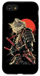 iPhone SE (2020) / 7 / 8 Cat Samurai Ninja Cat Samurai Art Ukiyo-e Case