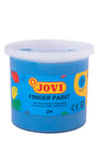 Jovi - Finger Paint, Fingerfarbe, 125 ml, blau, 100% waschbar, auf Basis natürlicher Inhaltsstoffe, glutenfrei (56021)