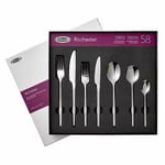 Stellar Rochester Polished 58 Piece Cutlery Boxed Set BL71 -RRP. £300, NEW