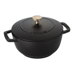 Staub La Cocotte 16 cm round Cast iron French oven black