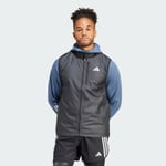 Adidas Own The Run Vest M, Herr, Lättviktsväst för löpning, Svart/Grå - Handla nu på Loparshop.se!