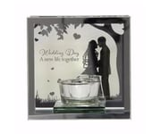 Reflections Wedding Day Mirror Tealight Holder w/Yankee Soft Blanket Tealight