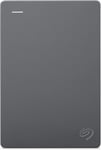 Seagate Basic Portable 5 TB, External Hard Drive (Gray, Micro-USB-B 3.2 Gen 1 (5 Gbit/s))