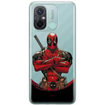 ERT GROUP Coque de téléphone Portable pour Xiaomi REDMI 12C/ REDMI 11A Original et sous Licence Officielle Marvel Motif Deadpool 006 adapté à la Forme du téléphone Portable, partiel imprimé