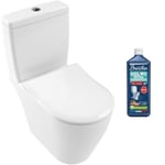 WC à poser compact sans bride VILLEROY ET BOCH Avento avec abattant + nettoyant