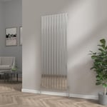 NRG 1800x680 Vertical Flat Panel Designer Radiators Central Heating Rad Chrome