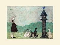 The Art Group Sam Toft (an Audience with Sweetheart) -Mounted Print 30 x 40cm, Paper, Multi-Colour, 30 x 40 x 1.3 cm