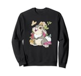 Disney Bambi Thumper Surrounded By Butterflies Sweatshirt