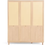 Sliven - armoire - bois et cannage