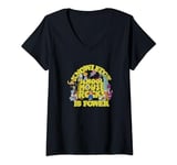 Womens Schoolhouse Rock! Cast & Crew Vintage Knowledge is Power V-Neck T-Shirt