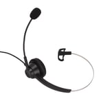 H360Dqd Monaural Office Headset Single Sided Headphones With Mic For F MPF