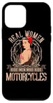 Coque pour iPhone 12 mini Sexy Real Chick Ride Moto Femme Biker Babe Pin Up