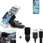 For OnePlus Nord N10 5G + CHARGER Mount holder for Car radio cd bracket