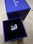 Swarovski Dancing Swan Ring Size 55 Brand New Genuine Boxed❤️