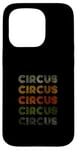 iPhone 15 Pro Love Heart Circus Tee Grunge Vintage Style Black Circus Case