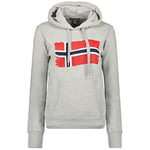 Geographical Norway -Sweat-shirt pour femme Florence-Gris clair S